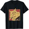 Keshion Funny Cat Graphic Tee Japanese Anime Cat Bite T-Shirt