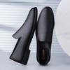 Mocassins Masculinos da Moda Novos de Couro Slip-on Planos Sapatos Casuais para Dirigir ao Ar Livre Mocassins Clássicos Confortáveis Sapatos de Trabalho Diários