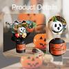 Halloween Pumpahuvud Bukett Bordscenterstycken Handgjorda Kreativa Mini Dekorativa för Festtillbehör Bord Heminredning Vänner