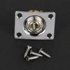 FLEOR 2PCS Guitar Output Jack Socket 1/4" 6.35mm Mono Jack for Electric Guitar Parts, Silver/Black