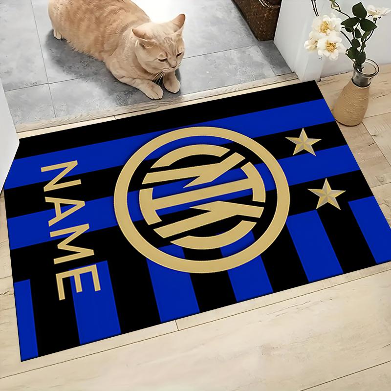 Custom Name Manchester City Crest Carpet Rug Customizable Soft Washable Anti-Slip Home Living Room Sofa Mats Personalized Rug. 0909237