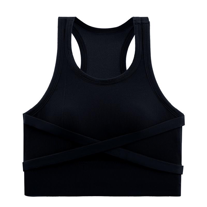 Shockproof Women's Sports Bra: Anti-Shake, Anti-Sag, High-Intensity Yoga, Stylish Vest Design with Support.