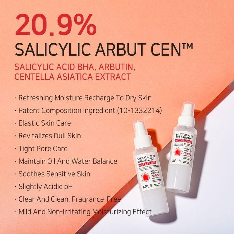 APLB Salicylic Acid BHA Arbutin Mist Essence