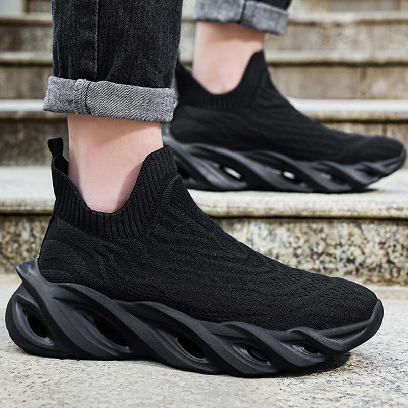 Running Shoes for Men Thick Sole Anti Slip Shock-absorbing Mesh Casual Shoes 2025 Ultra-Light Comfortable Sports Shoes for Men