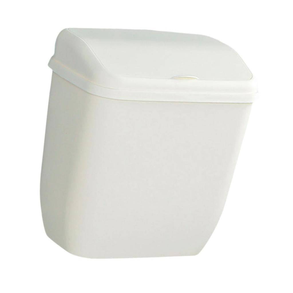 Hängender Mülleimer Wandmontierter Abfalleimer Kleiner Plastikmülleimer für Küche Badezimmer Unter Schrank Aufbewahrung