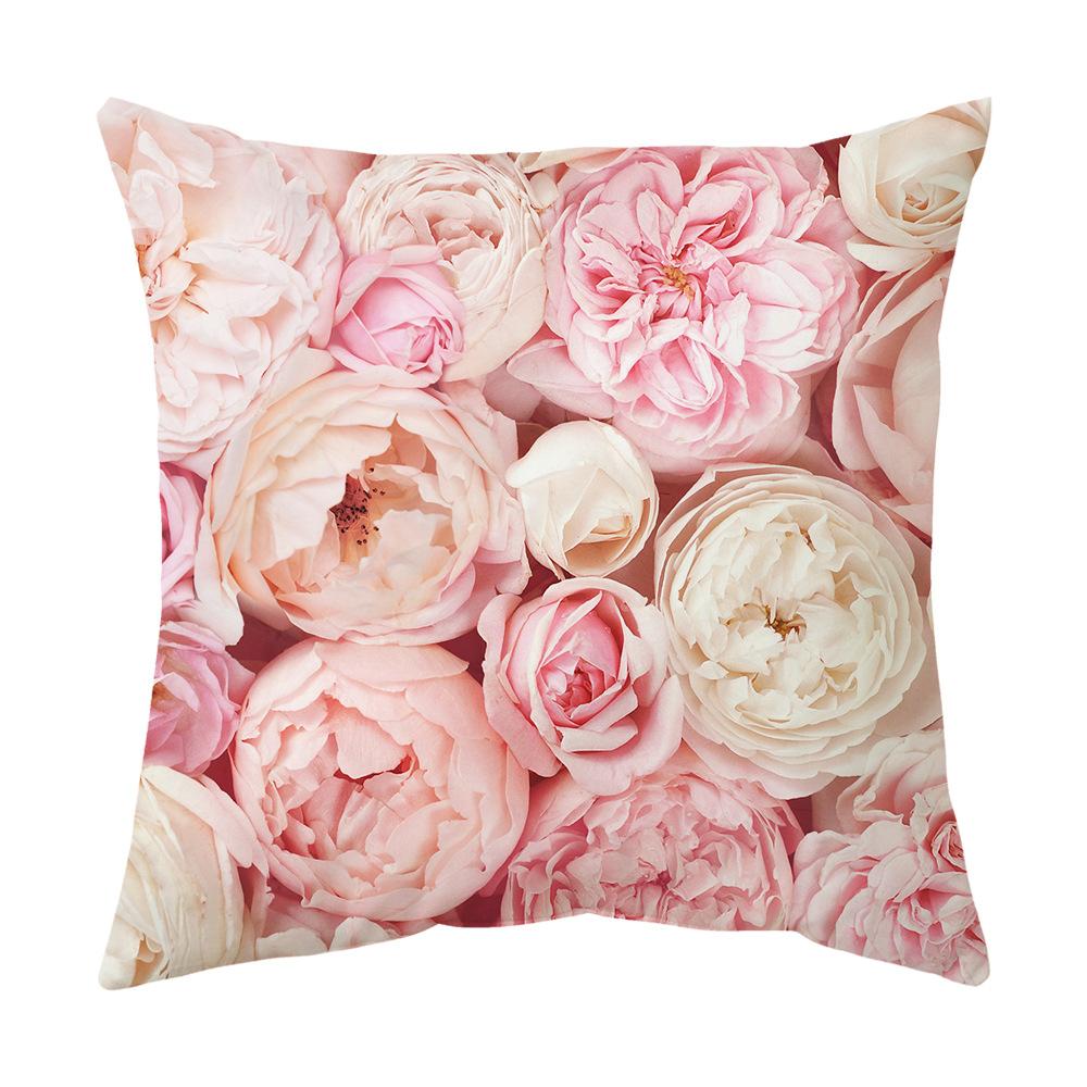 New Pink Pillow Feather Pillow Cover Home Sofa Bed Head Pillow Cover Cushion Cushion Cover