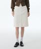 MUSINSA STANDARD WOMAN Women'S Denim Knee-Length Skirt [Cream]