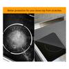 Silicone Stove Mat Extra Large Heat Resistant Prevent Scratching Non Slip Silicone Stove Top Protector for Kitchen Black