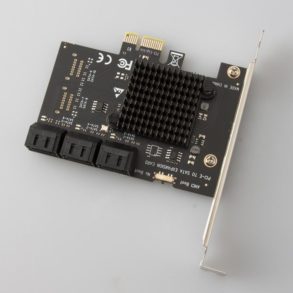 PCI Express 6Gbps Desktop-Computer-Adapter PCI Express Desktop-Adapterkarte PCI-E 1X zu SATA3.0 6-Port-Erweiterung