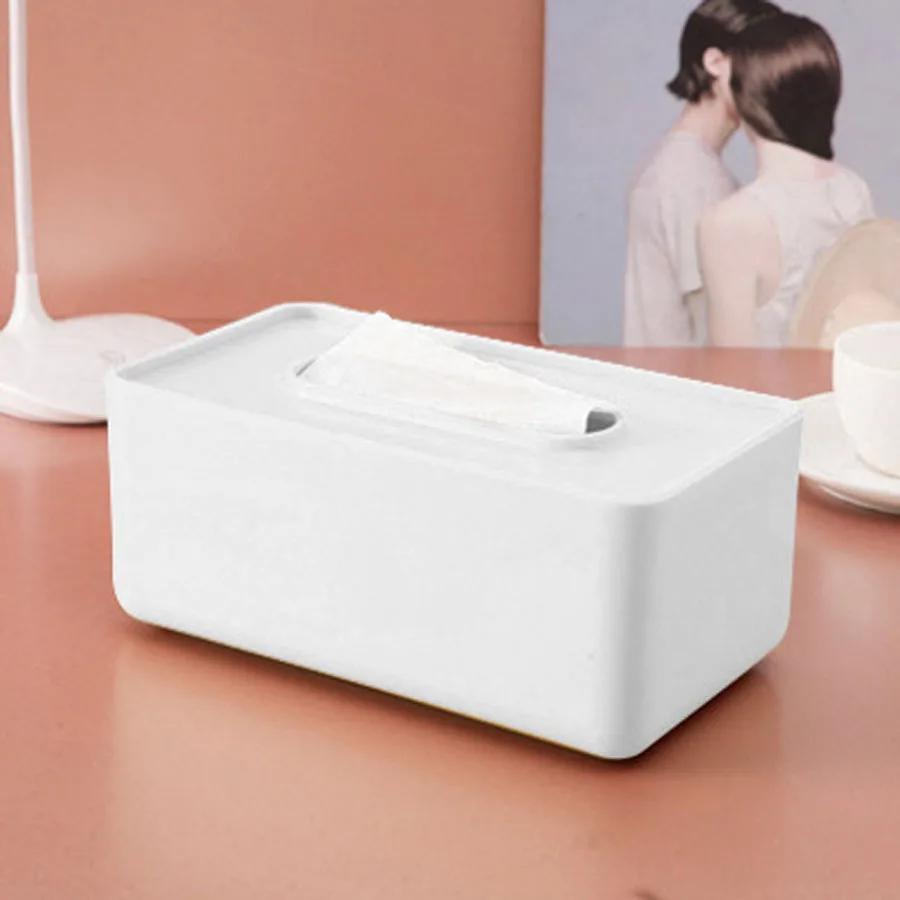 Multi-color Tissue Box Living Room Desktop Storage Ornaments Simple Napkin Box Desktop Tissue Storage Box Home Decorative