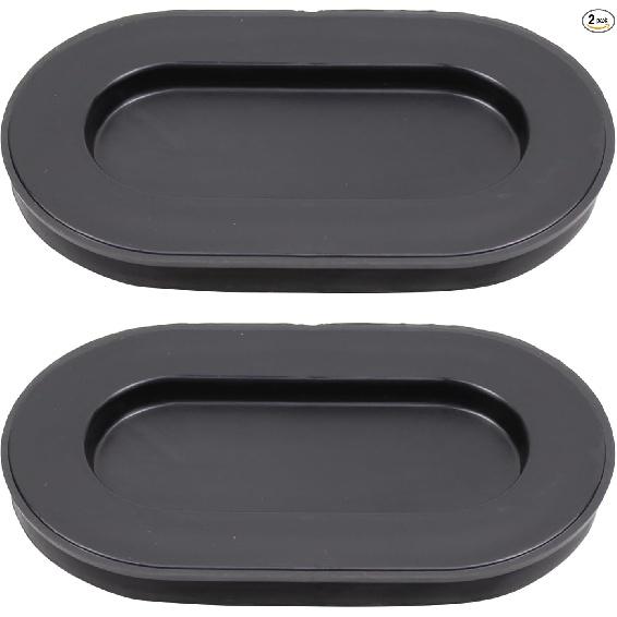 Truck Bed Oval Panel Drain Plug Cover Cap for 1997- F150, 1997-1999 F250