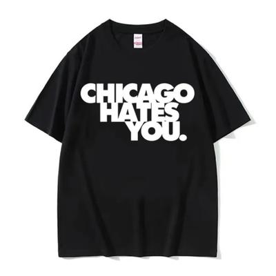 Rapper Chief Keef Chicago Te Odia Mismo Estilo Camiseta Hombre Harajuku Hip Hop Camiseta Vintage Casual 100% Algodón Camisetas de Verano