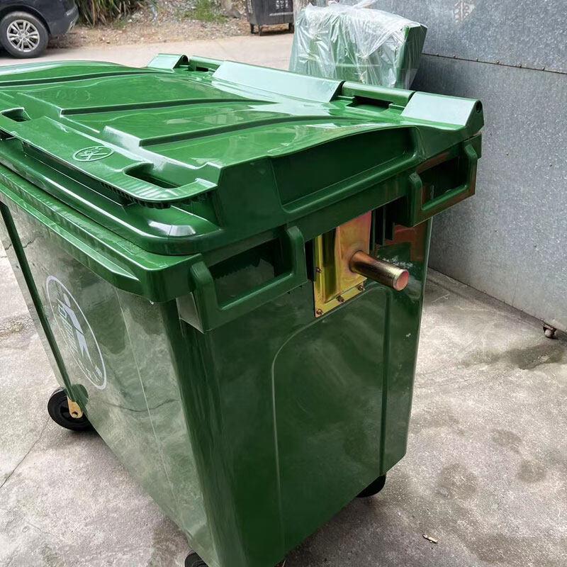 Jundingying 660L Heavy Duty Trash Can with Lid and Wheels