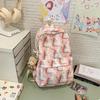 School bag Korean version ins cute cartoon bear print element ulzzang versatile soft girl flower back