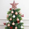 36pcs Glitter Christmas Baubles Plastic Christmas Tree Topper Xmas Tree Hanging Ball  Holiday Party
