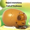 Windup Capybara Mechanical Eggs Toy ABS Construction Educational STEM Clockworked Toy For Children Desktop Entertainment