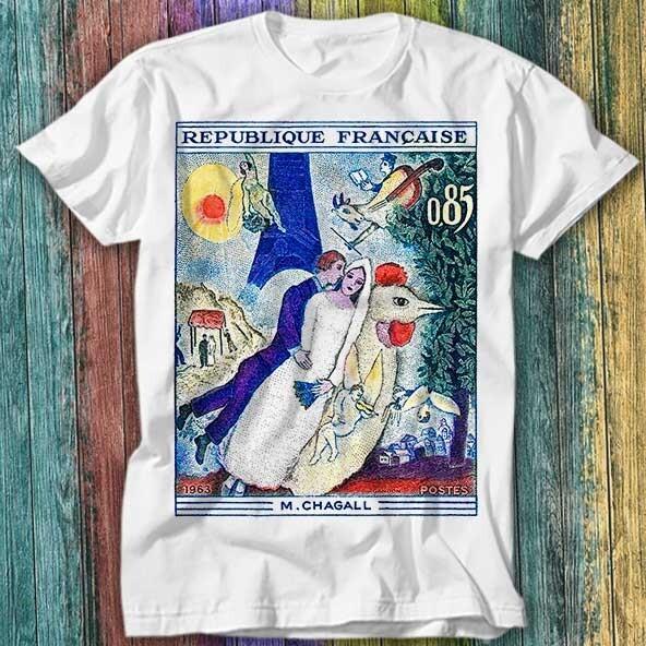 

1963 France The Bride Groom At The Eiffel Tower T Shirt Top Tee 543 4XL