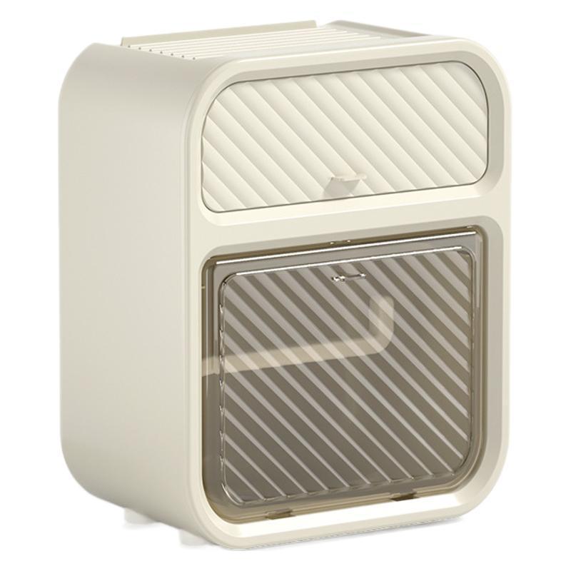 Punch-Free Waterproof Wall-Mounted Tissue Dispenser Rack