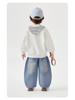 Right European Style Boys' Fake Two-Piece College Hoodie - 2026 Spring/Autumn Trendy Kids Clothing
