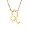 14K Gold-Plated Zodiac Pendant Necklace - Hot Selling Stainless Steel Women's Necklace
