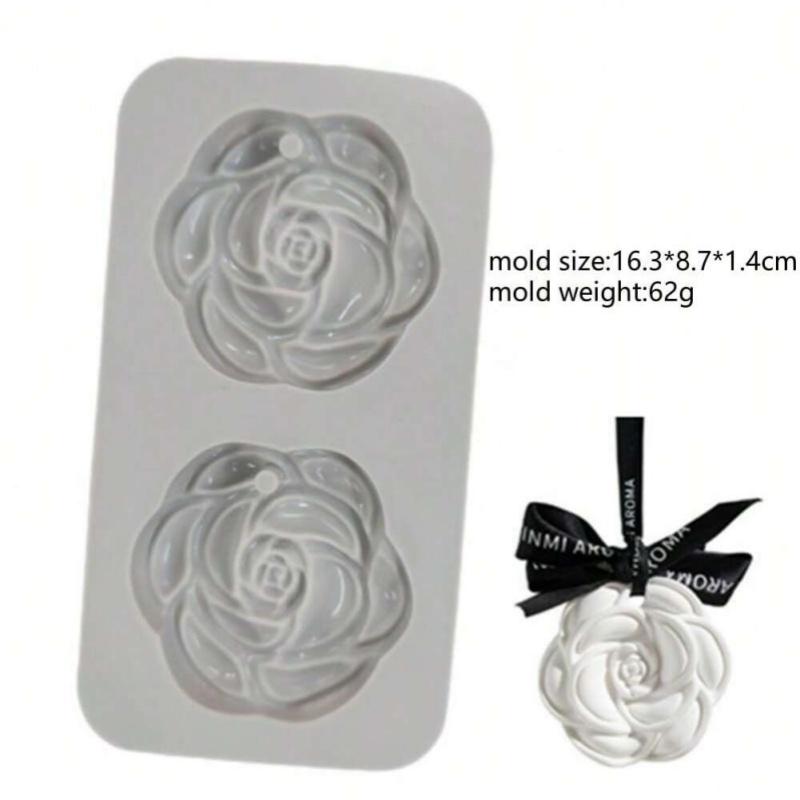 

Silicone Wax Sachet Mold Scented Air Fresheners For Cars Closets Bathroom Keychain Epoxy Casting DIY Handicrafts Pendant Crafts