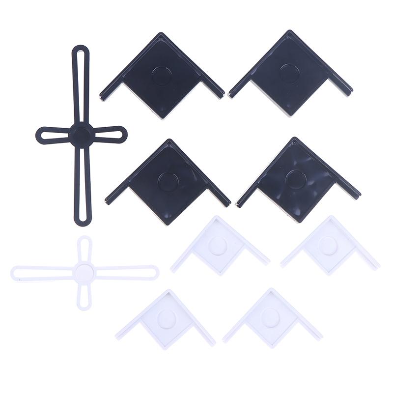 4Pcs/Set Anti-Collision Fish Tank Corner Protector Adhesive Free Protective Cover Safety Bumper Aquarium Fish Tank Accessories