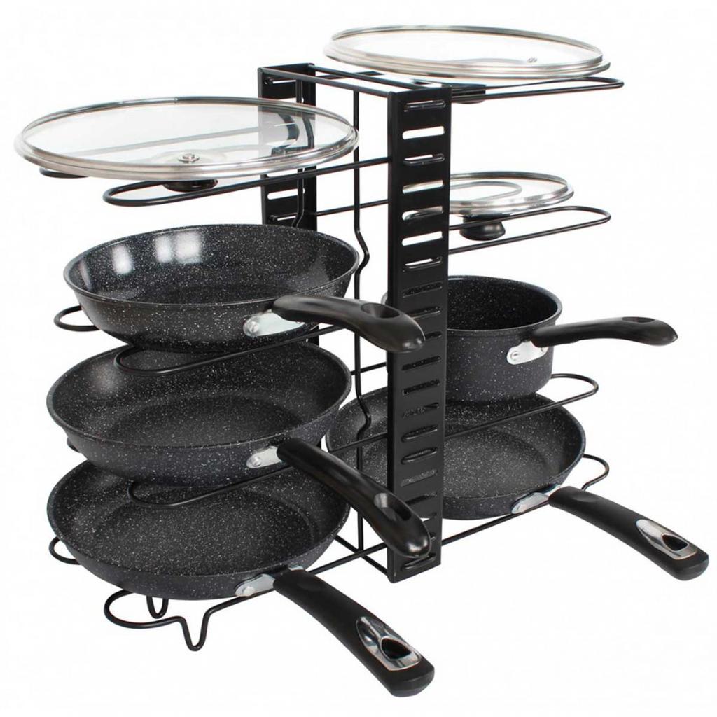 KINGHOFF KH-1640 POTS AND PANS ORGANIZER RACK