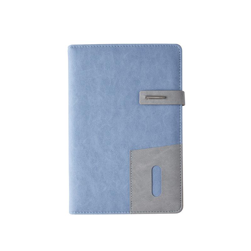 (Free Logo Engraving) A5 Thickened Business Hard Notebook, Notepad, Student Diary, Buckle Meeting Minutes, with Card Slot