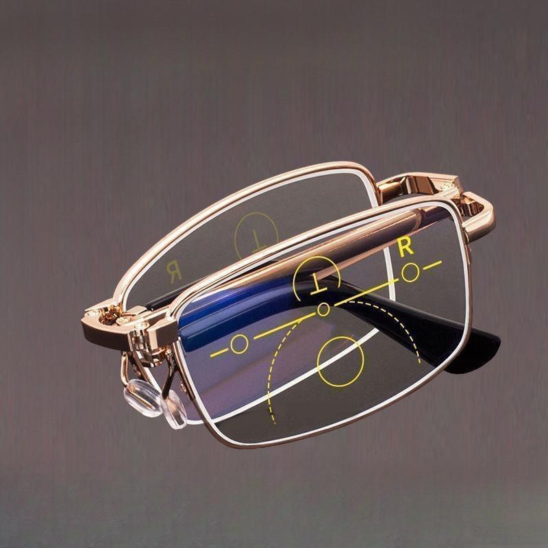 Portable Dualuse Smart Reading Glasses With Auto Adjustment For Seniors And Outdoors