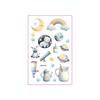 Fairy Tale Glitter Tattoo Stickers: Waterproof Butterfly, Unicorn & Bear Designs