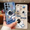 Magnetic Cute Astronaut Pattern Phone Case For Samsung Galaxy S26 S25 S24 S23 Ultra S25 FE A57 A56 A37 A17 A55 A26 A36 A35 Cover
