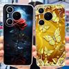 Für Huawei Pura 70 Hülle Niedliche Cartoon Bemalte Abdeckung Klare Silikon Handyhülle Für Huawei Pura 70 Pro Plus Pura70 Pro + Weiche Hülle