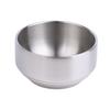Korean Style 304 Double-layer Thick Durable Stainless Steel Rice Bowl Soup Rice Bowl Cuisine Home Child Small Bowl Cuisine