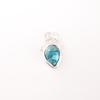 Blue Copper Turquoise Gemstone 925 Sterling Silver Jewelry Fashionable Pendant PP-56-43