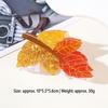 Acrylic Shark Hair Clip Maple Leaf Shape Grab Hair Clip Large Hair Claw  Hair Styling Tool