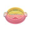 Silicone Pet Slow Feeder Bowl with Dual Handles Suction Cup Anti-Choking Slow Down Eating Food Bowl for Small Medium Large Breed Dogs