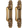 165mm Antique Handle, Red Bronze Pendant Handle Pull Knob, Hanging and Movable Design, European Drop Handle for Cabinet Door Wardrobe Drawer 2Pcs