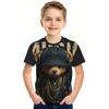 Kids Boys Clothes Short Sleeve Cool Bear Print Children Summer Clothes Boys Tshirt Casual Stylish Girl Clothes O-Neck Child Tops