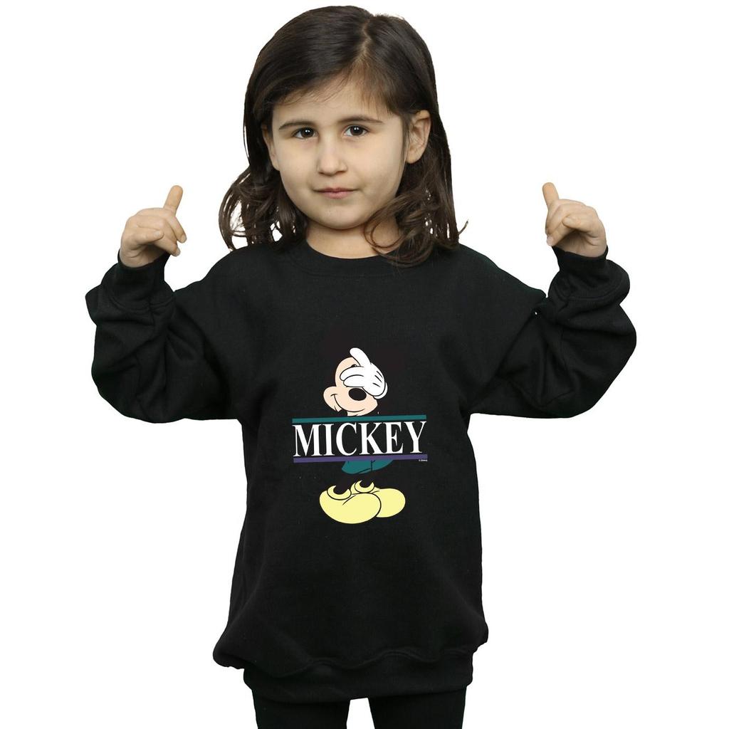 Disney Girls Mickey Mouse Letters Sweatshirt