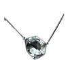 Korean Minimalist Geometric Crystal Earrings & Necklace Set with Adjustable Ring
