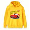 Kids Boys Girls Cute Red Racing Car 95 Graphic Print Casual Pullover Hoodie Soft Long Sleeve Warm Hooded Sweatshirt For Daily Wear And Sport