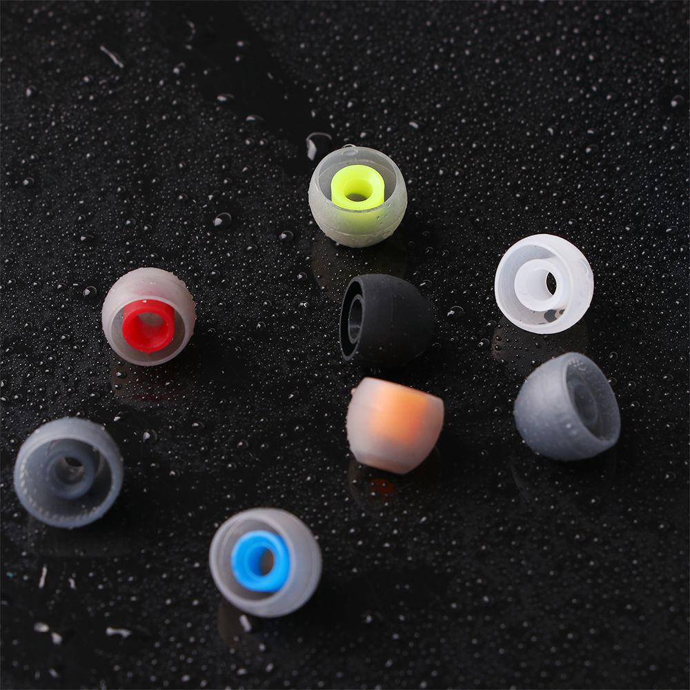 Lightweight 6Pairs Dual Color Silicone Headphone Earbuds Caps Ear Pads Eartip Cover Eartips