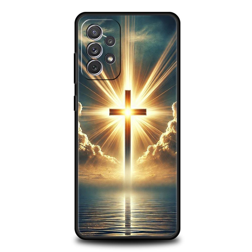 Faith Christian Religious Jesus Case for Samsung A51 A71 A21S A12 A11 A15 A25 A31 A41 A23 A33 A53 A73 A05S A13 5G A35 A55 Cover