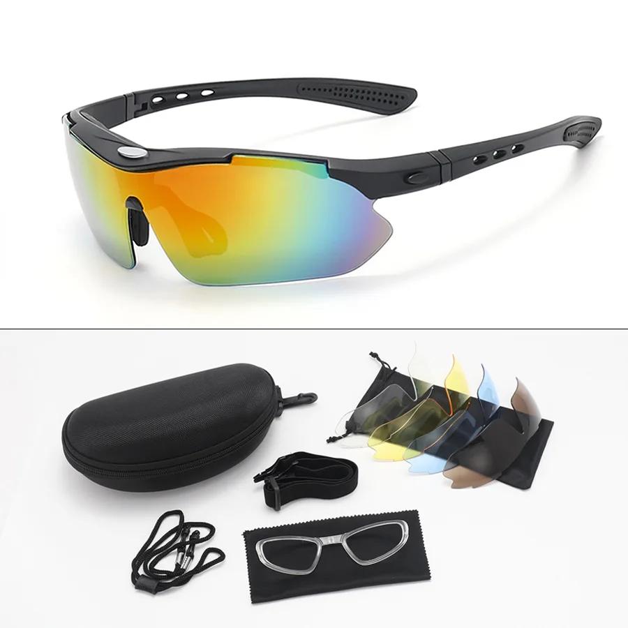 Óculos Miopia Hipermetropia Removível 5 Proteção UV 400 Lente Terno Atividades ao Ar Livre Ativo Ciclismo de Estrada Bicicleta Passeio de Bicicleta SolÓculos de Sol Pesca Su