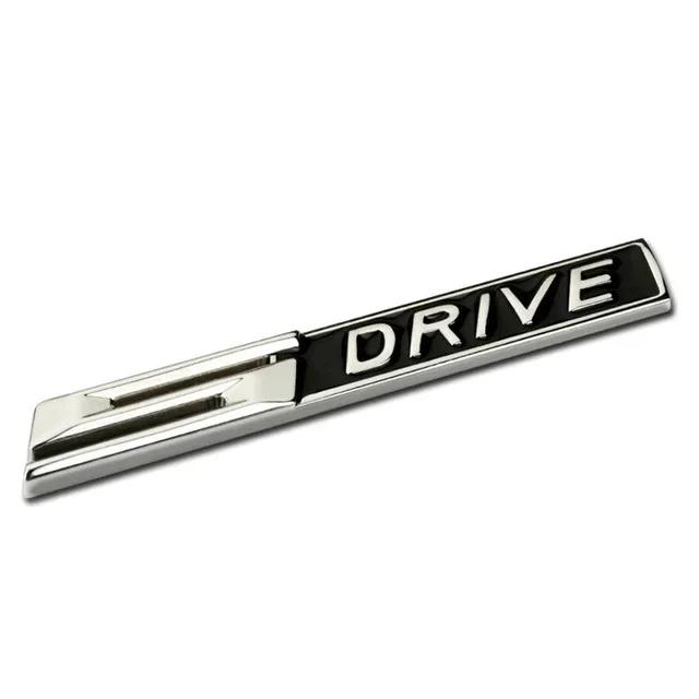 3D Metal Car Emblem Badge SDRIVE EDRIVE XDRIVE Fender Sticker For BMW E46 E39 E60 E90 F10 F30 E36 X1 X3 X6 X5 X7 Accessories QR4