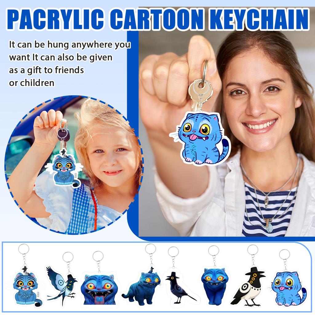 2D Plane, Acrylic Cartoon Keychain, Can Be Hung On Schoolbags, Shoulder Bags, Keys,Cute Keychain,Dressing Embellishment.