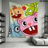 Happy Tree Friends Pattern Home Decor Tapestry, Wall Hanging, Decorative RV Wall Cloth.NGT0928431