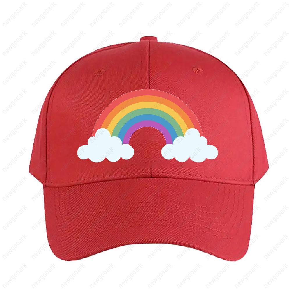 Pride Rainbow Cap Women Unisex Adult Casual Adjustable Printed Baseball Caps Trucker Cap
