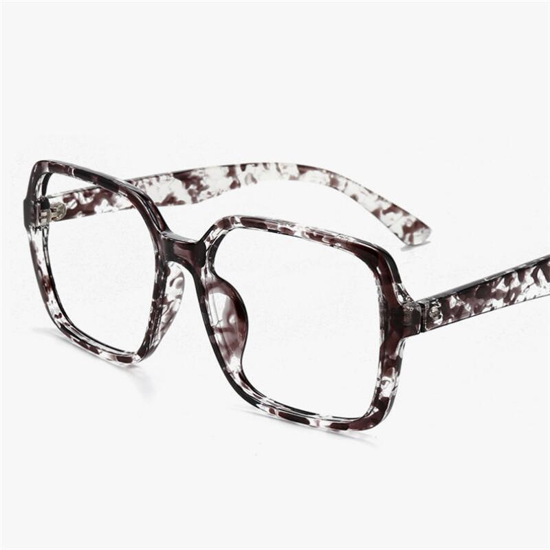 Big Frame Polygon Myopia Glasses TR90 Anti Blue Light Women Men Prescription 0 To -4 0 Myopes Lunettes