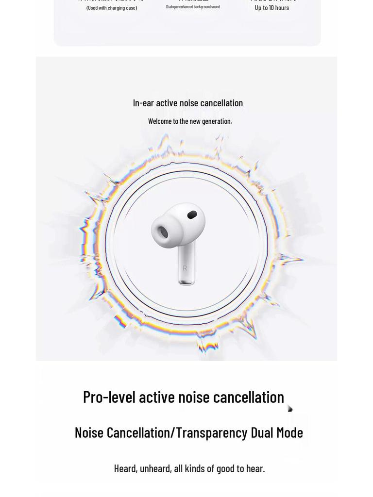 Pro3 Bluetooth Headset with ANC, Heart Rate Monitoring, and High-Quality Sound for Sports